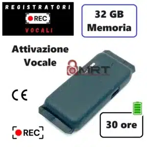 32GB Registratore Vocale Magnetico