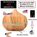 Diffusore profumo spia spy ascolto GSM in diretta con cellulare