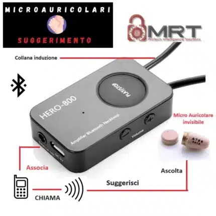 Micro Auricolare Bluetooth Nero