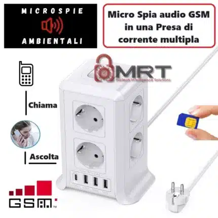 Aggiornato] Piccoli microspia audio dispositivi di ascolto GSM in tempo  reale, registratore vocale spia ti chiama o lo chiami con il miglioramento  della voce, Cimice Spia a Distanza Enorme autonomia : 