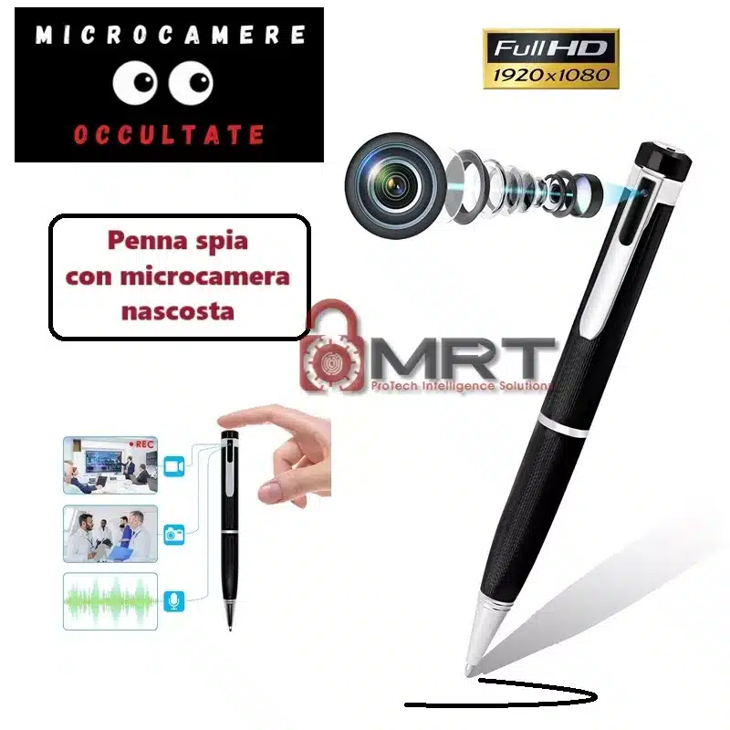 penna con microcamera spia
