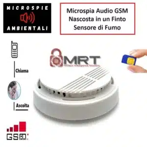 MICROSPIA GSM IN UN SENSORE DI FUMO